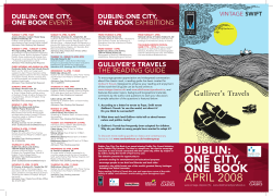 Programme - Dublin One City One Book