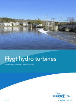 Flygt hydro turbines