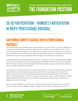 Now - Women`s Sports Foundation