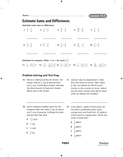 Estimate Sums and Differences