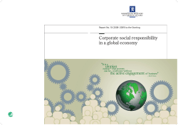 Corporate social responsibility in a global economy