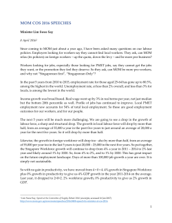 MOM COS 2016 SPEECHES