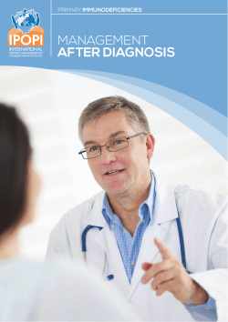 Management after diagnosis