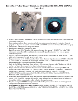 BuyMD.net &ldquo;Clear Image&rdquo; Glass Lens STERILE MICROSCOPE