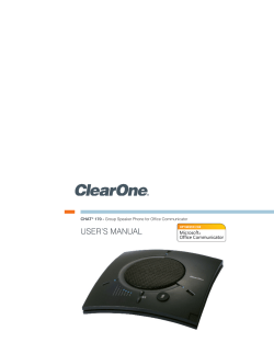 CHAT 170 - ClearOne