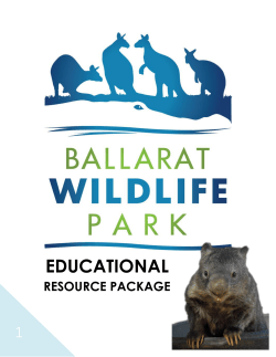 EDUCATIONAL - Ballarat Wildlife Park