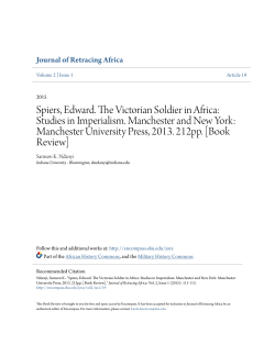 Studies in Imperialism. Manchester and New York - Encompass