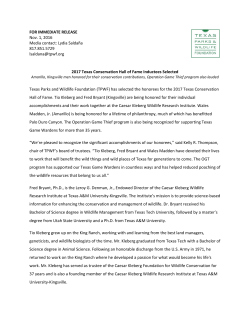 texas-conservation-hall-of-fame-2017-inductees