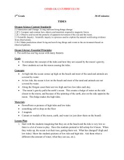 OIMB GK12 CURRICULUM TIDES