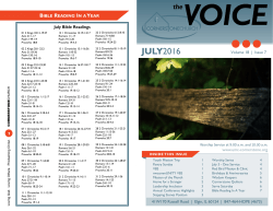 July 2016 - Cornerstone Church | Elgin, IL