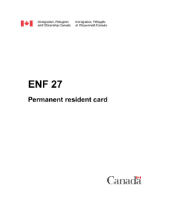 ENF 27 &ndash; PR Card