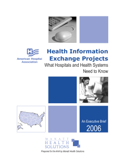Health Information Exchange Projects