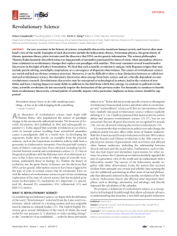 Revolutionary Science