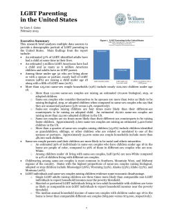LGBT Parenting in the United States - Williams Institute
