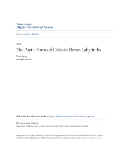 The Poetic Forms of Cities in Eleven Labyrinths
