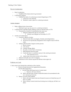 Starting a New nation