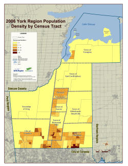 Population Density by Census Tract (2006)