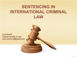 2. Ana Modrić_Sentencing in International Criminal Law