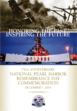 national pearl harbor remembrance day commemoration