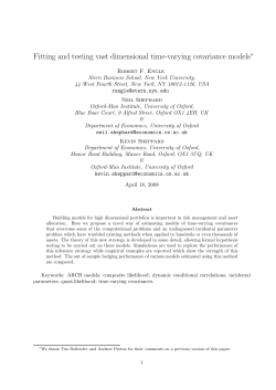 Fitting and testing vast dimensional time-varying