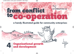 Organisational growth and development - Co