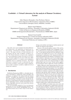 A Virtual Laboratory for the analysis of Human Circulatory System