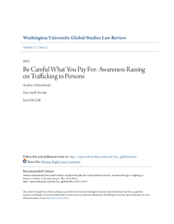 Be Careful What You Pay For - Washington University Open