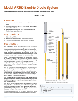 Model AP250 Electric Dipole System