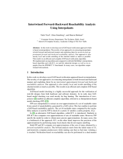Intertwined Forward-Backward Reachability Analysis Using