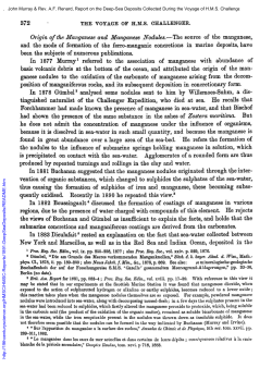 372 THE VOYAGE OF H.M.S. CHALLENGER. Origin ofthe