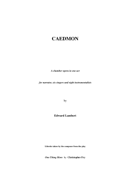 caedmon - Edward Lambert