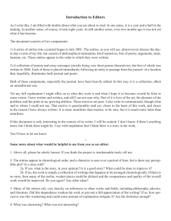 Introduction to Editors