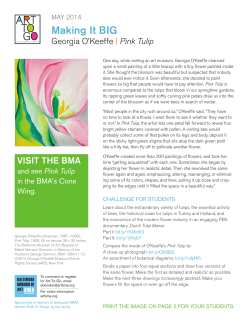 May 2014  - Baltimore Museum of Art