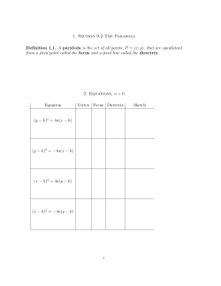 (Chapter 9) handouts