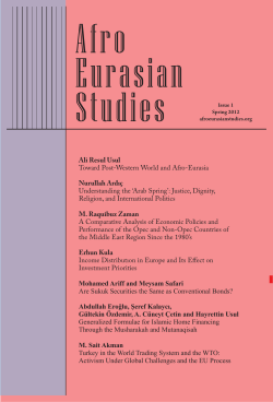 Ali Resul Usul Toward Post-Western World and Afro