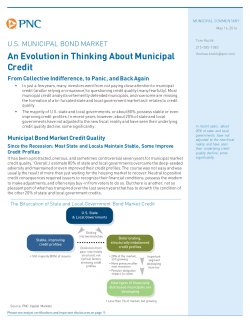An Evolution in Thinking About Municipal Credit