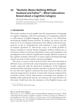 20 &ldquo;Bachelor Means Nothing Without Husband and Father&rdquo;1 : What