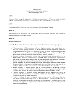 PDF - Nevada Academy of Physician Assistants