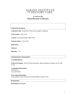 Link to PDF - Albany Institute of History and Art