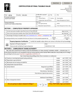 South Daytona - Volusia County Property Appraiser