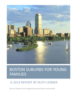 Boston Suburbs for Young Families - Ruth Malkin