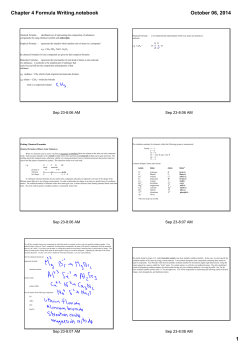 Chapter 4 Formula Writing.notebook