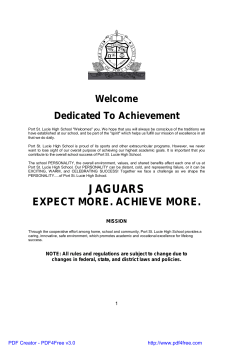 jaguars - St Lucie County School Sites