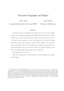 Economic Geography and Wages - Federal Reserve Bank of New