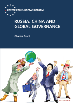 Russia, China and global governance