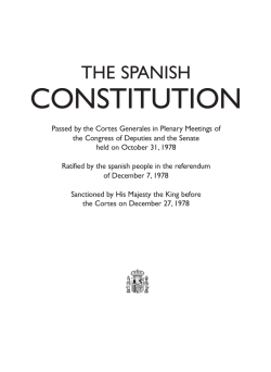 Constitution of the Kingdom of Spain