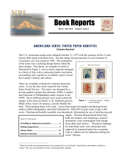 Newslette - The Northwest Philatelic Library