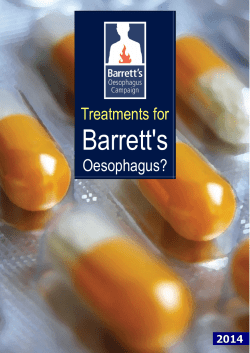 Treatments for Barrett`s Oesophagus