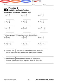 Practice B 5-2 - Scarsdale Public Schools