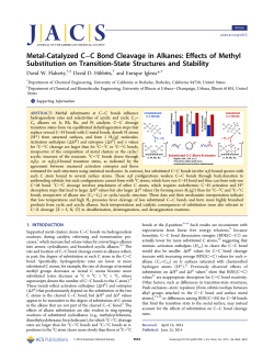 Metal-Catalyzed C&ndash;C Bond Cleavage in Alkanes: Effects of Methyl